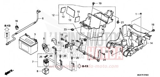 BATTERIE VT750SB de 2011